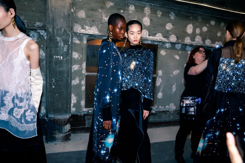 sacai Fall/Winter 2020 Collection Backstage Paris Fashion Week