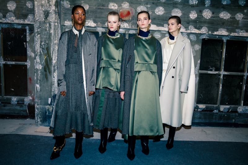 sacai Fall/Winter 2020 Collection Backstage Paris Fashion Week