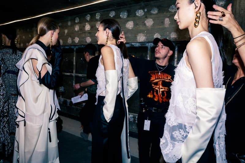 sacai Fall/Winter 2020 Collection Backstage Paris Fashion Week
