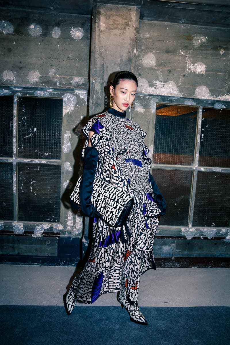sacai Fall/Winter 2020 Collection Backstage Paris Fashion Week