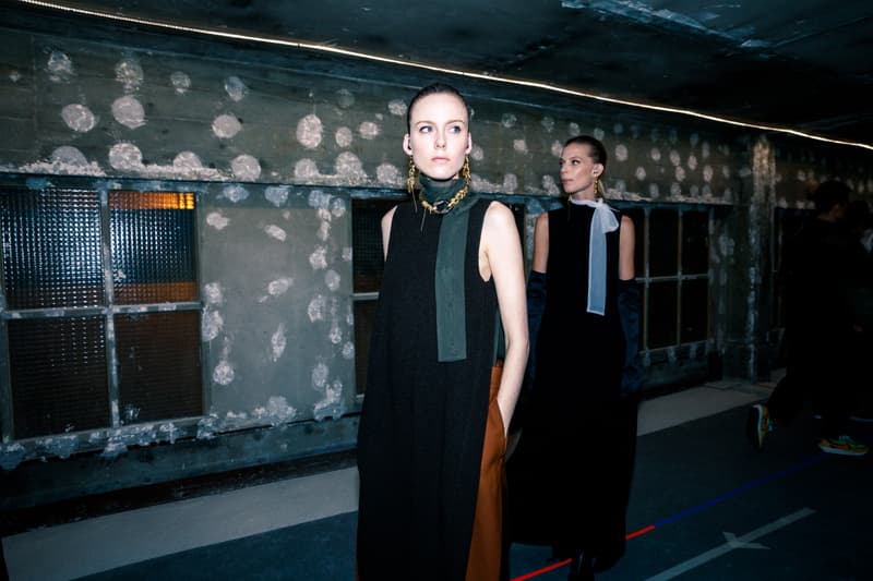 sacai Fall/Winter 2020 Collection Backstage Paris Fashion Week
