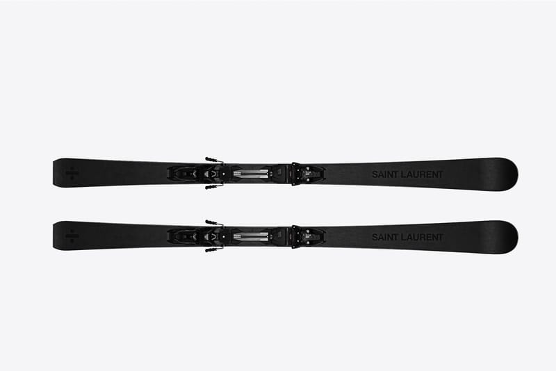 Hit the Slopes With Saint Laurent's Latest Logo Skis