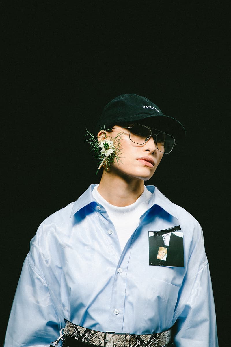 stephanie dheygere hbxwm jewelry earrings necklaces glasses orange hoodie outerwear shirts surreal flowers black cap hat