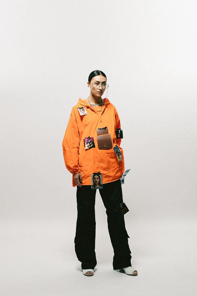 stephanie dheygere hbxwm jewelry earrings necklaces glasses orange hoodie outerwear shirts surreal flowers black cap hat
