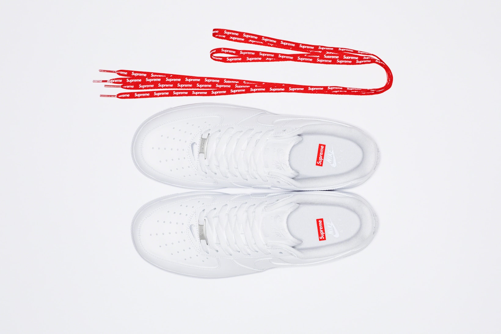 SUPREME FORCES AVAILABLE IN-STORE PICK UP A FRESH PAIR OF ALL WHITES TODAY