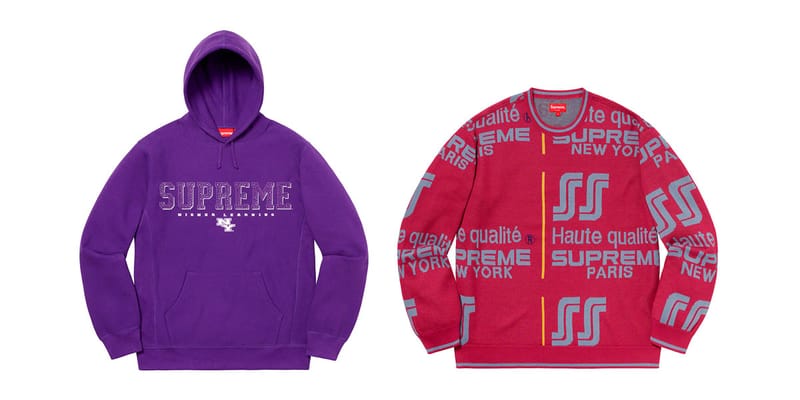 Supreme Gems Hooded Sweatshirt Ice Blue Spring/Summer 2020