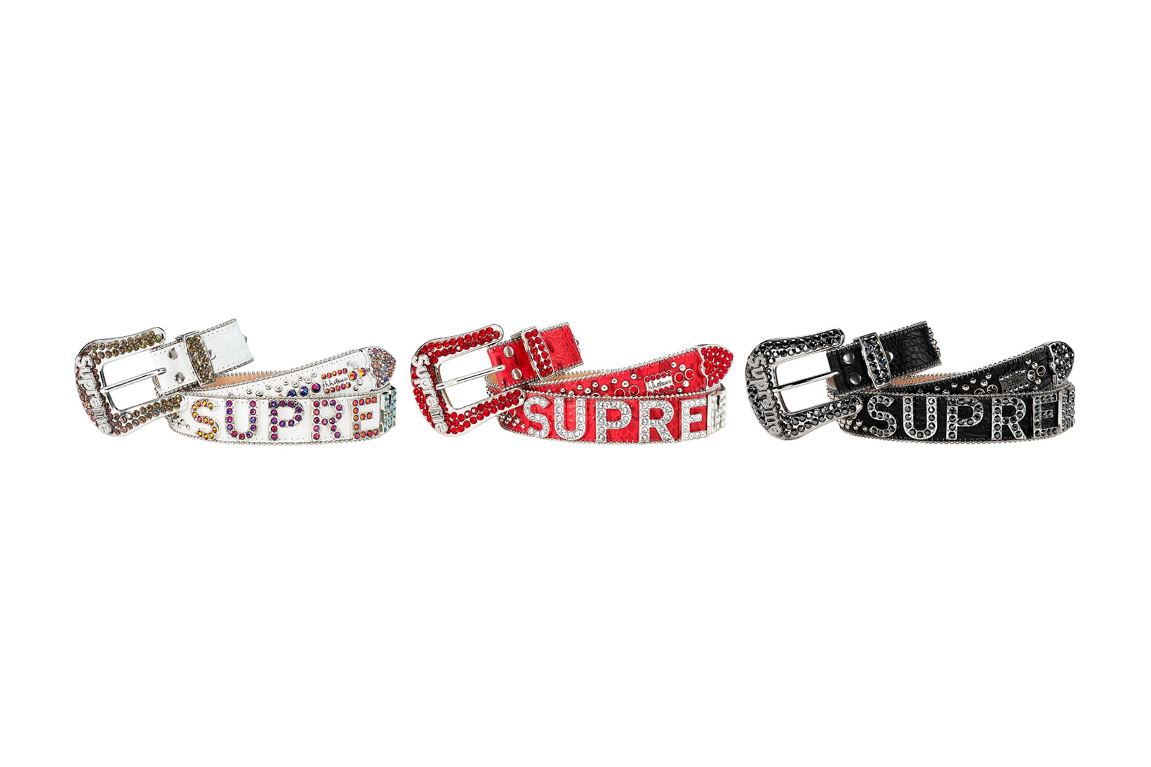 Supreme Spring Summer Week 3 Drop Belts Bejeweled