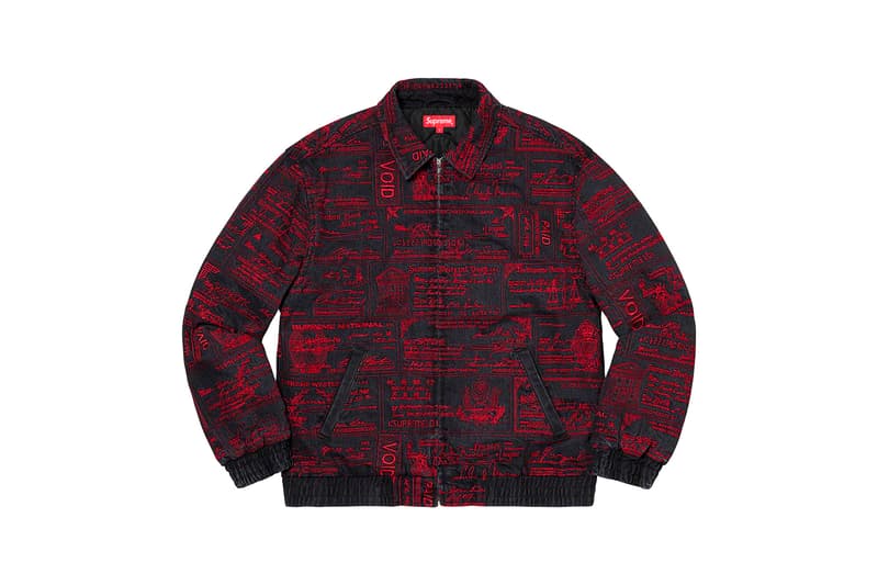 Supreme Spring Summer Week 3 Drop Check Print Jacket