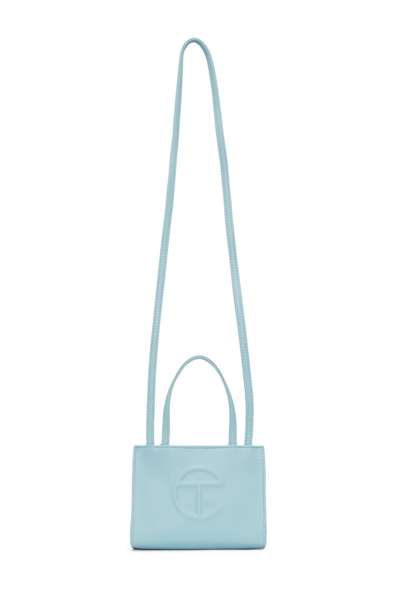 Shop Telfar Logo Bag Pastel Pink Blue Accessory