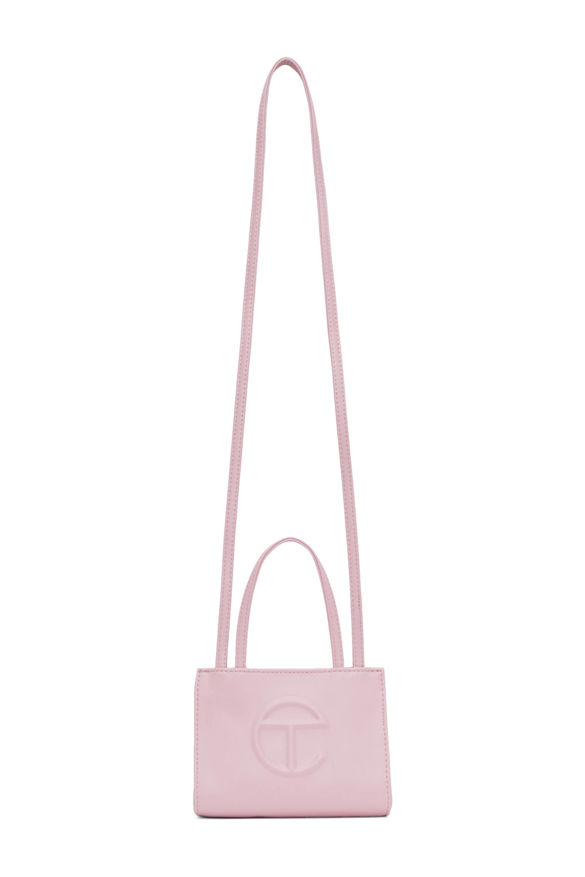 Shop Telfar Logo Bag Pastel Pink Blue Accessory 