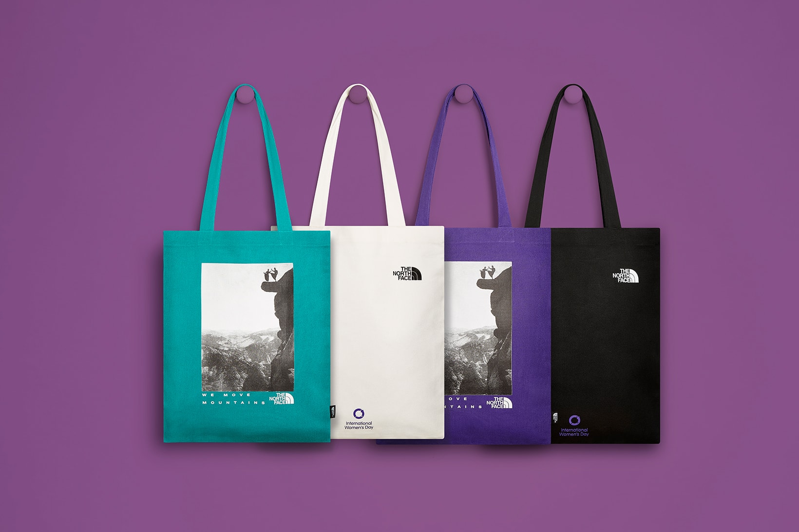 the north face international womens day iwd collection jess glynne female rights t-shirts tote bags