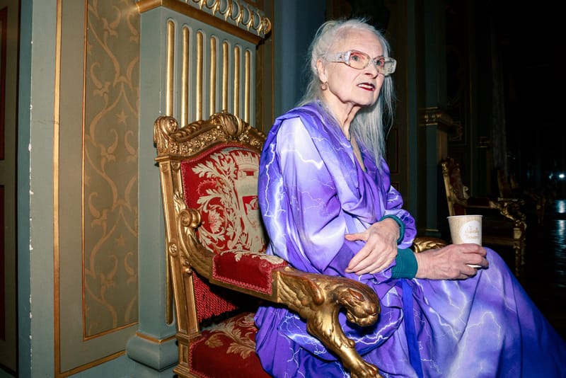A Backstage Look at Vivienne Westwood's Opulent FW20 Collection