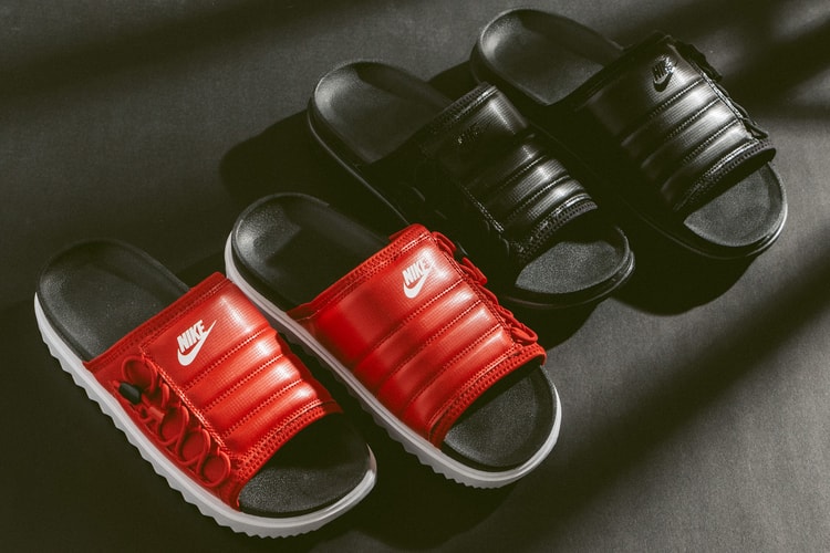 Nike Debuts Summer-Ready City Slides in Bold Black & Red Colorways
