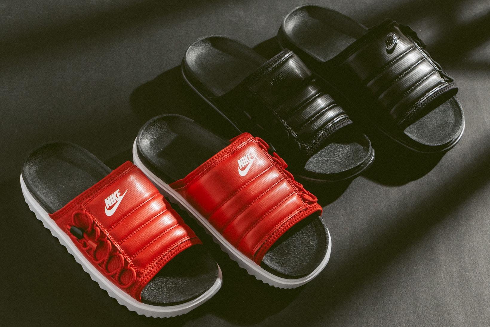 Nike Drops City Slide NA Red & Black for Summer