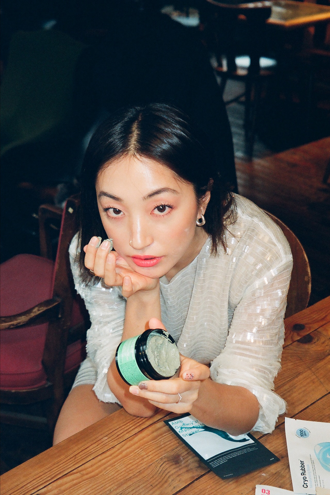 Dasha Kim Korean Influencer Beauty Skincare Clay Mask Lipstick YouTuber Content Creator