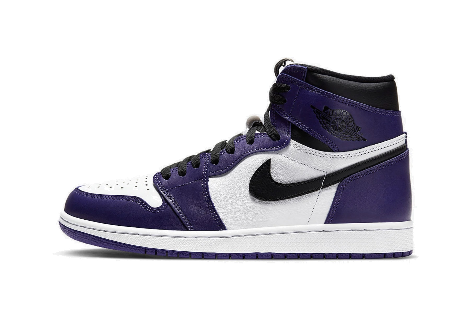 Nike Air Jordan 1 Retro Hi Purple/White Release Date Raffle Online Sneaker Shoe 