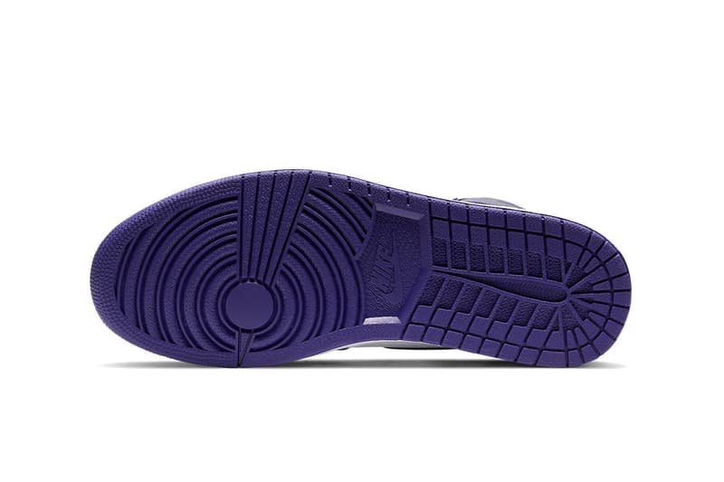 Nike Air Jordan 1 Retro Hi Purple/White Release Date Raffle Online Sneaker Shoe