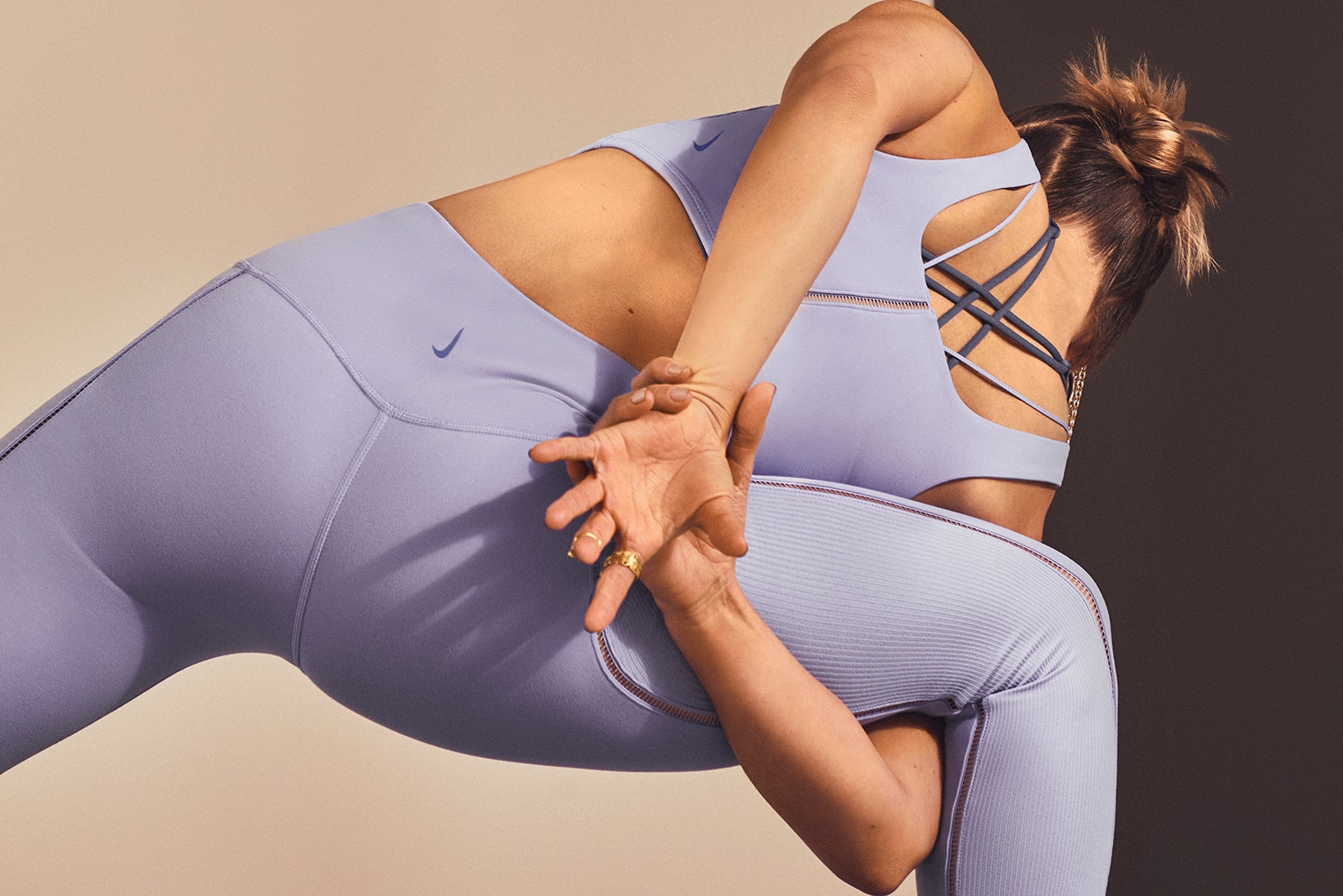 adidas Yoga Studio Luxe 7/8 Leggings - Purple