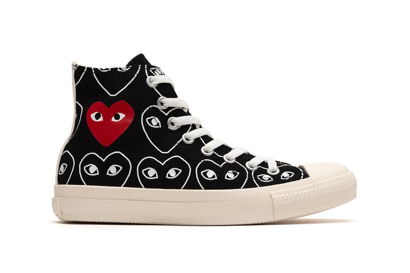 COMME des GARCONS PLAY x Converse Chuck 70 Hi Black