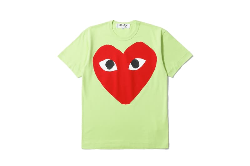 COMME des GARÇONS PLAY Spring/Summer Collection Pink Green Blue Pastel Graphics Print