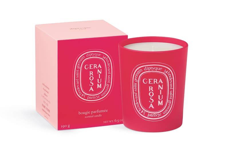 diptyque coloring spring limited edition candle collection mothers day geranium freesia