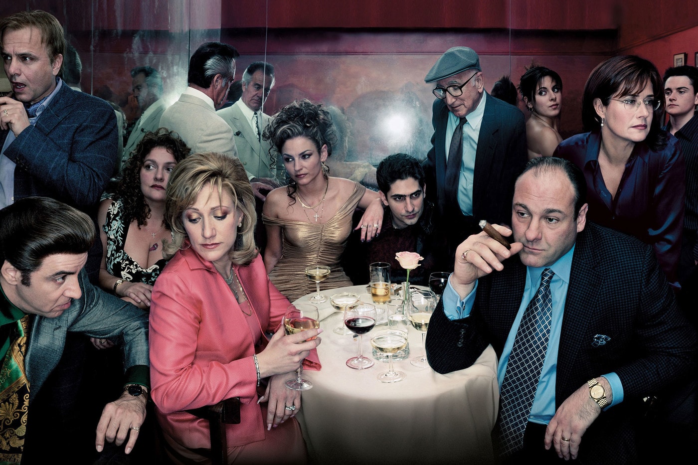 The Sopranos Cast James Gandolfini Edie Falco