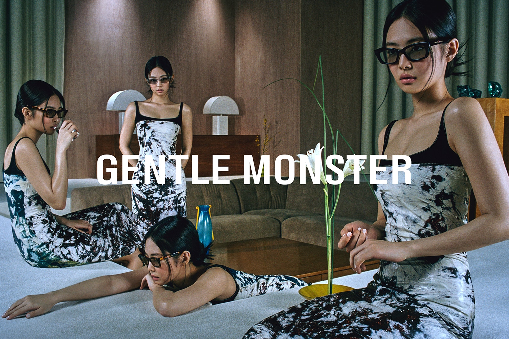 Jennie BLACKPINK x Gentle Monster Sunglasses Collaboration Collection Jentle Home Campaign