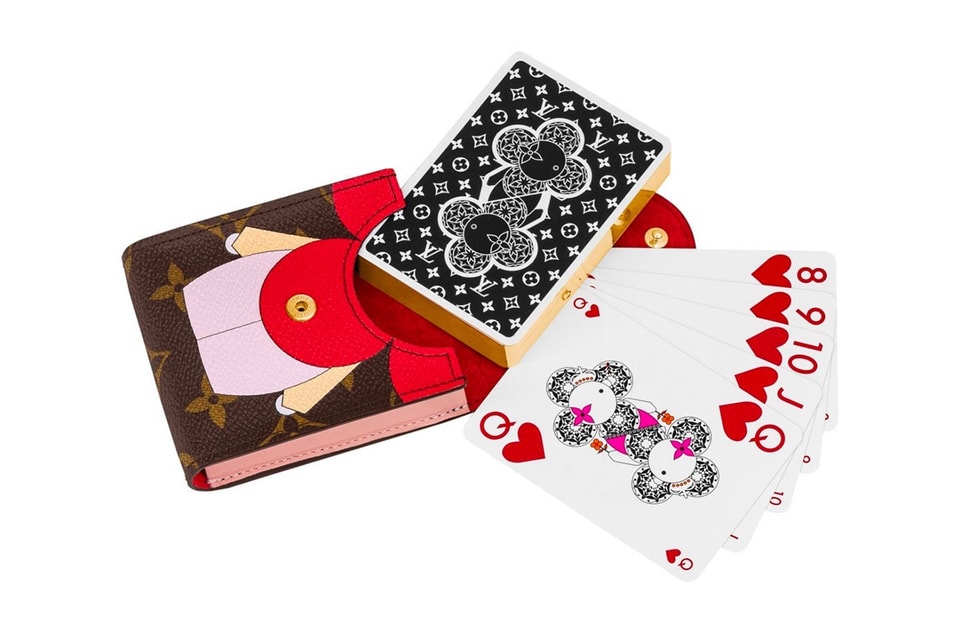 LOUIS VUITTON Game On Playing Cards and Pouch Arsene Red 680008