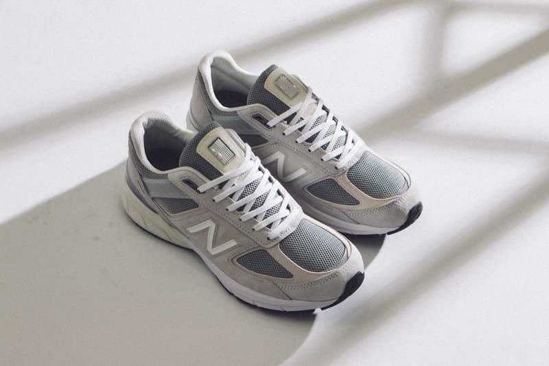 New Balance M990na5 Sneakers Grey White Release Hypebae