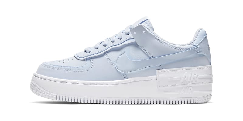 nike air force one light blue