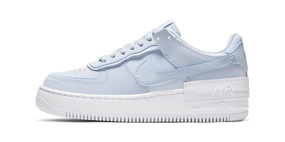 Nike Air Force 1 Shadow Baby Blue Glow In The Dark Hypebae