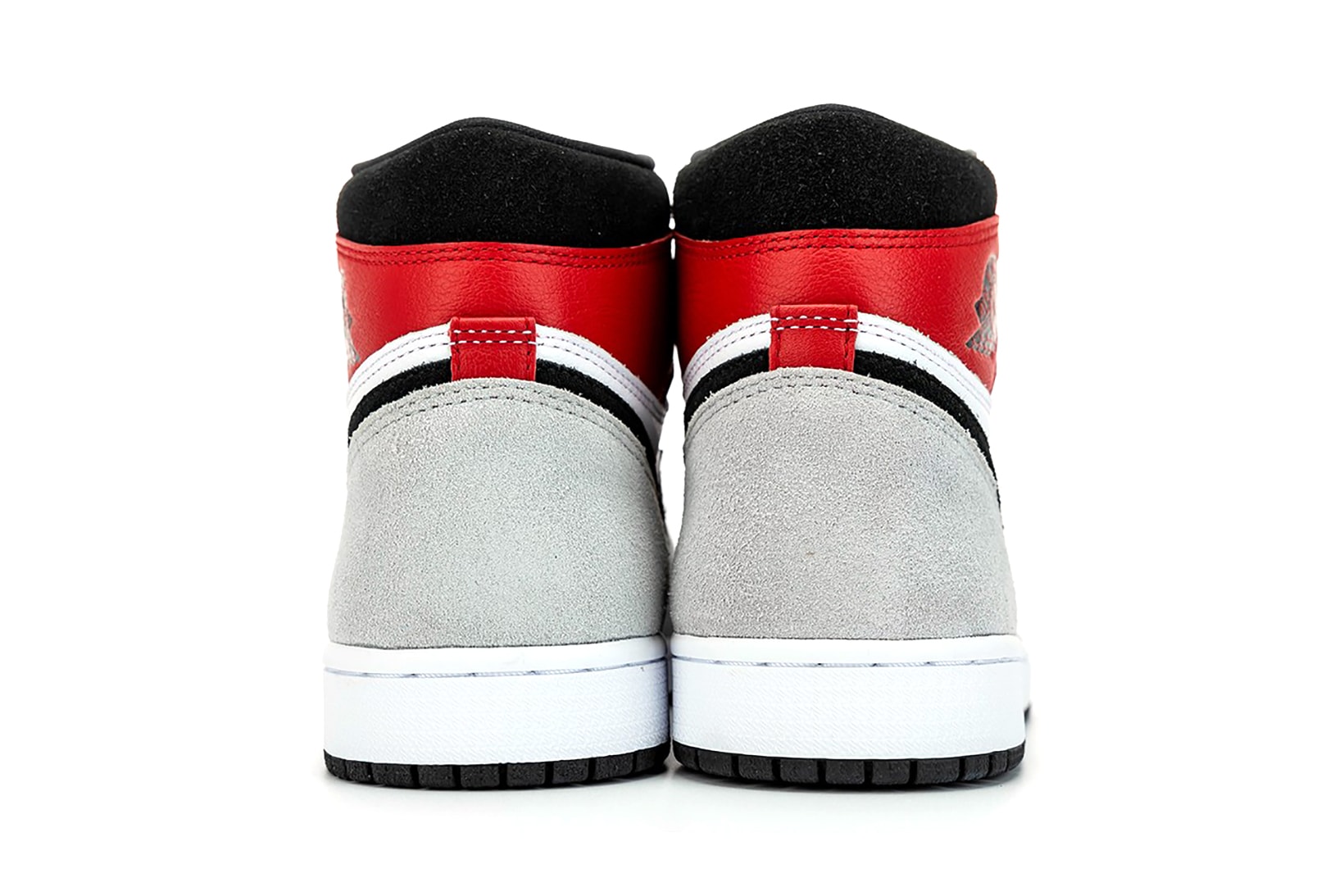 nike air jordan 1 retro high og sneakers grey white red shoes footwear sneakerhead