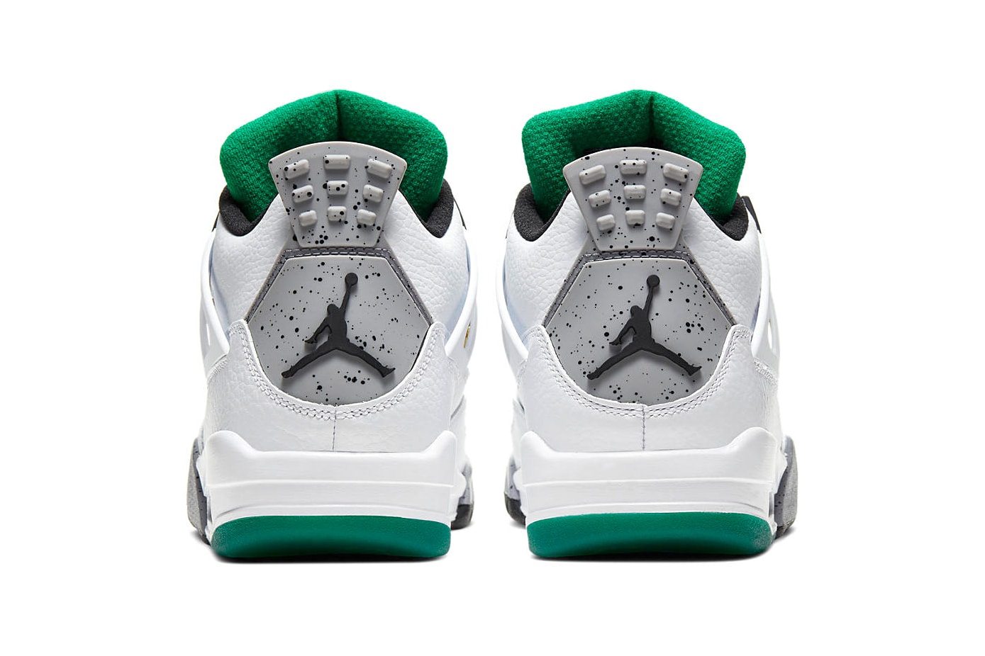 Nike Air Jordan 4 Retro Women's Do The Right Thing White Red Green Gold Rasta