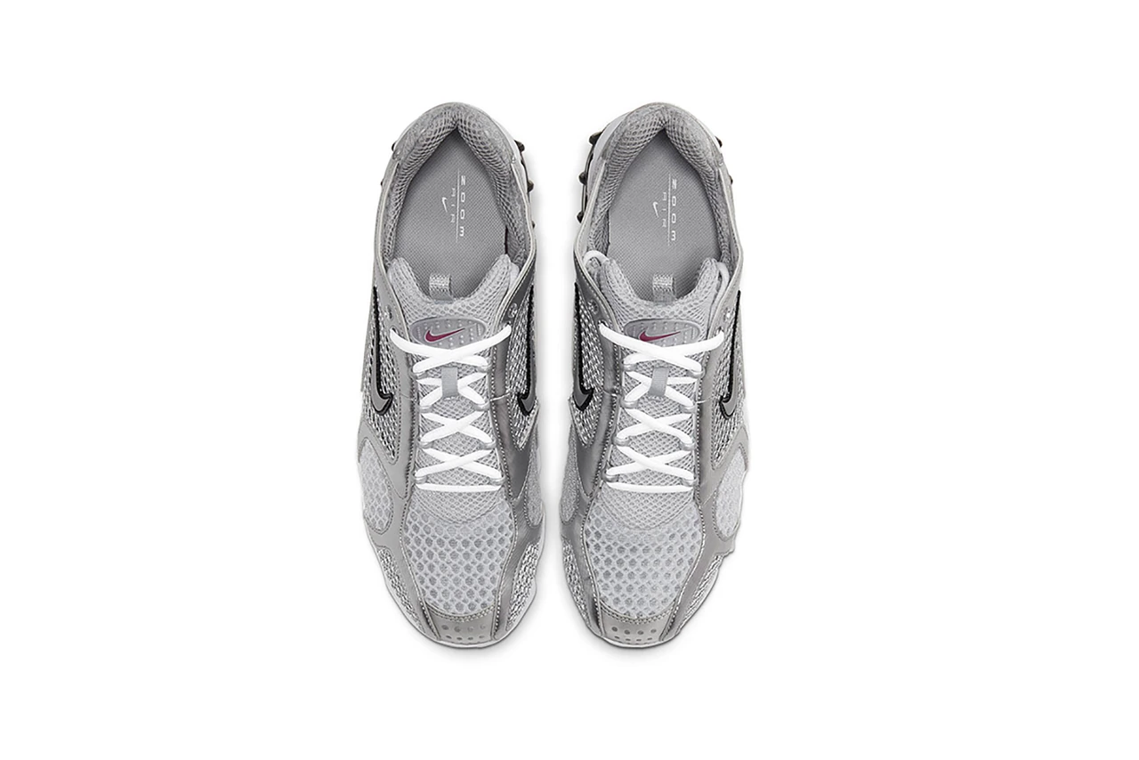 nike air zoom spiridon cage 2 smoke grey silver white black sneakers footwear sneakerhead shoes 