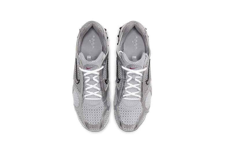 nike air zoom spiridon caged 2 smoke grey silver white black sneakers footwear sneakerhead shoes