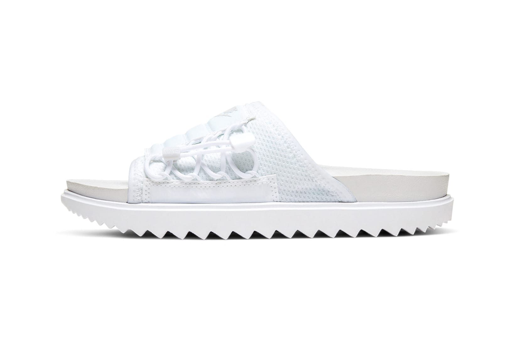 Shop Nike Asuna Slide in White, Lace Up 