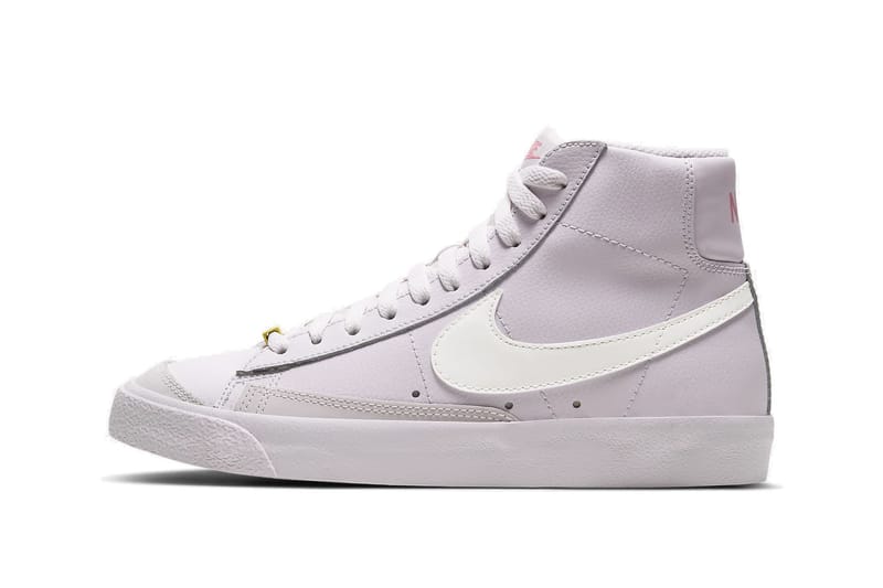 pink nike mid blazer