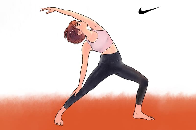 nike little thunder collaboration 7 day yoga asana challenge hong kong comic artist fitness anxiety