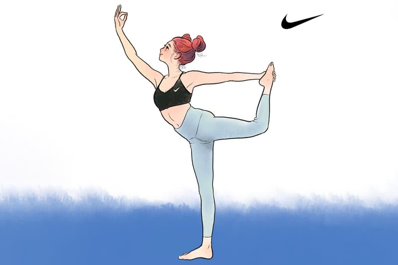 nike little thunder collaboration 7 day yoga asana challenge hong kong comic artist fitness anxiety