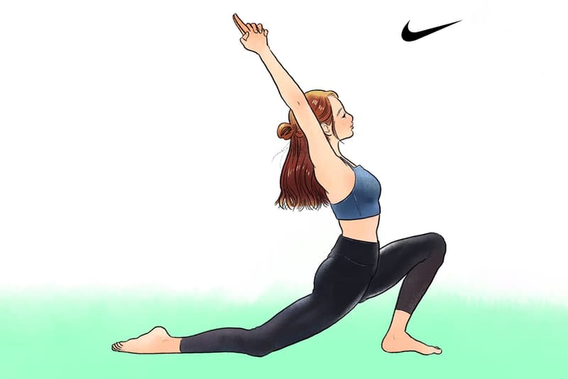 nike little thunder collaboration 7 day yoga asana challenge hong kong comic artist fitness anxiety