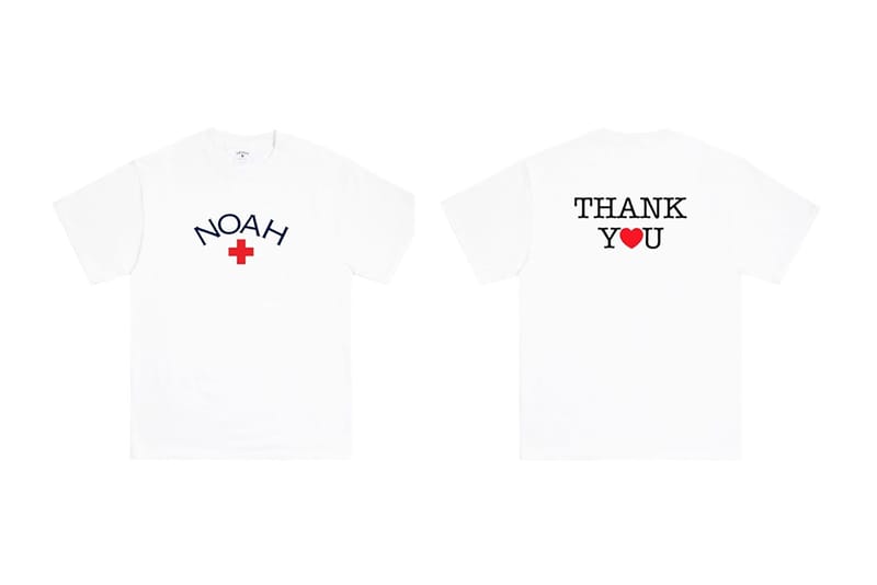 NOAH to Support Coronavirus Relief With Thank You Core Logo Tees