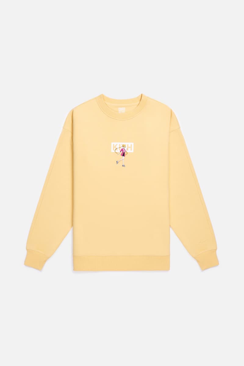 Sailor Moon x KITH Women Collaboration Collection Crewneck Yellow