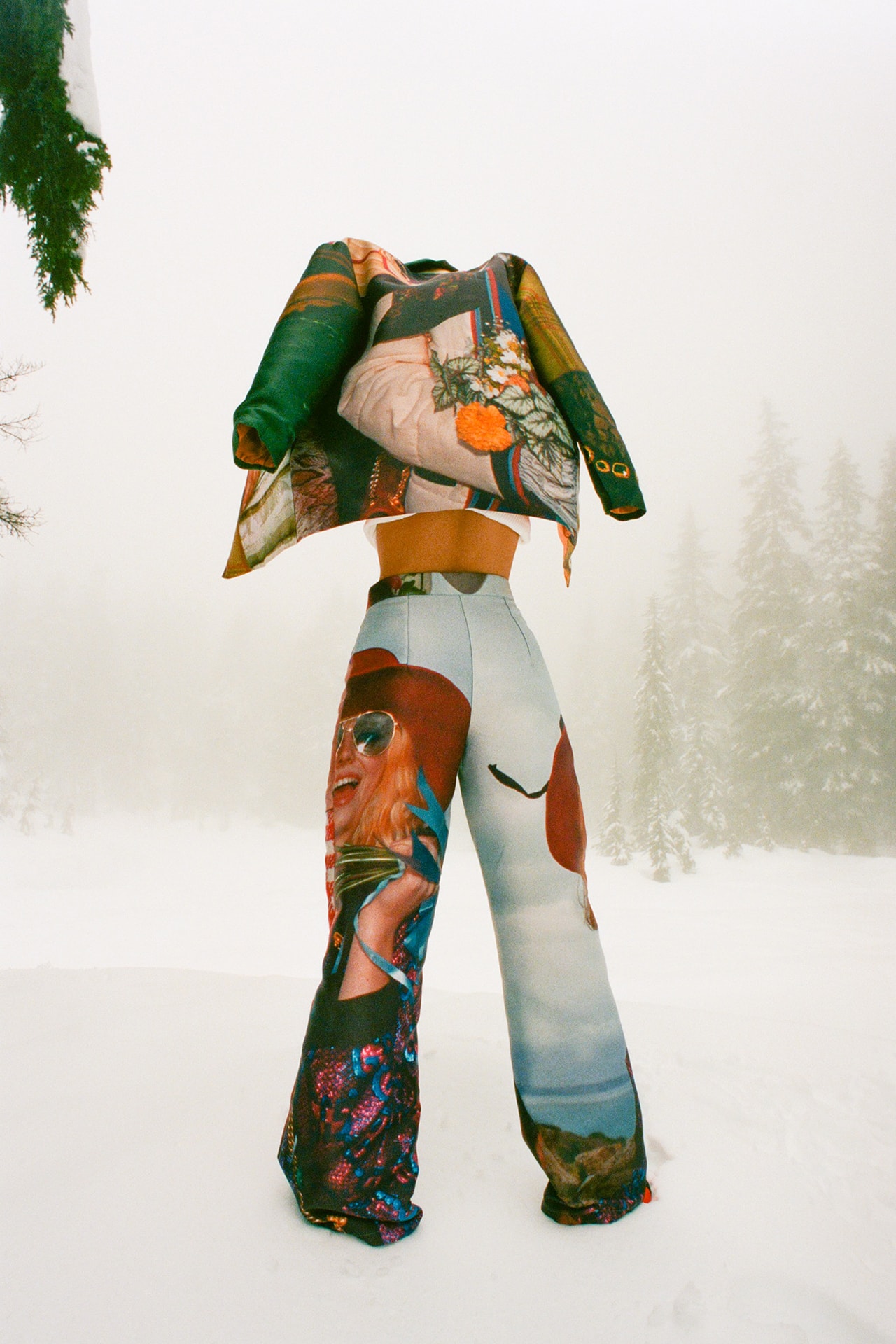 Fyoocher Vancouver Jamie Dawes rework upcycling sustainable brand fashion designer jacket trousers snow pants trees