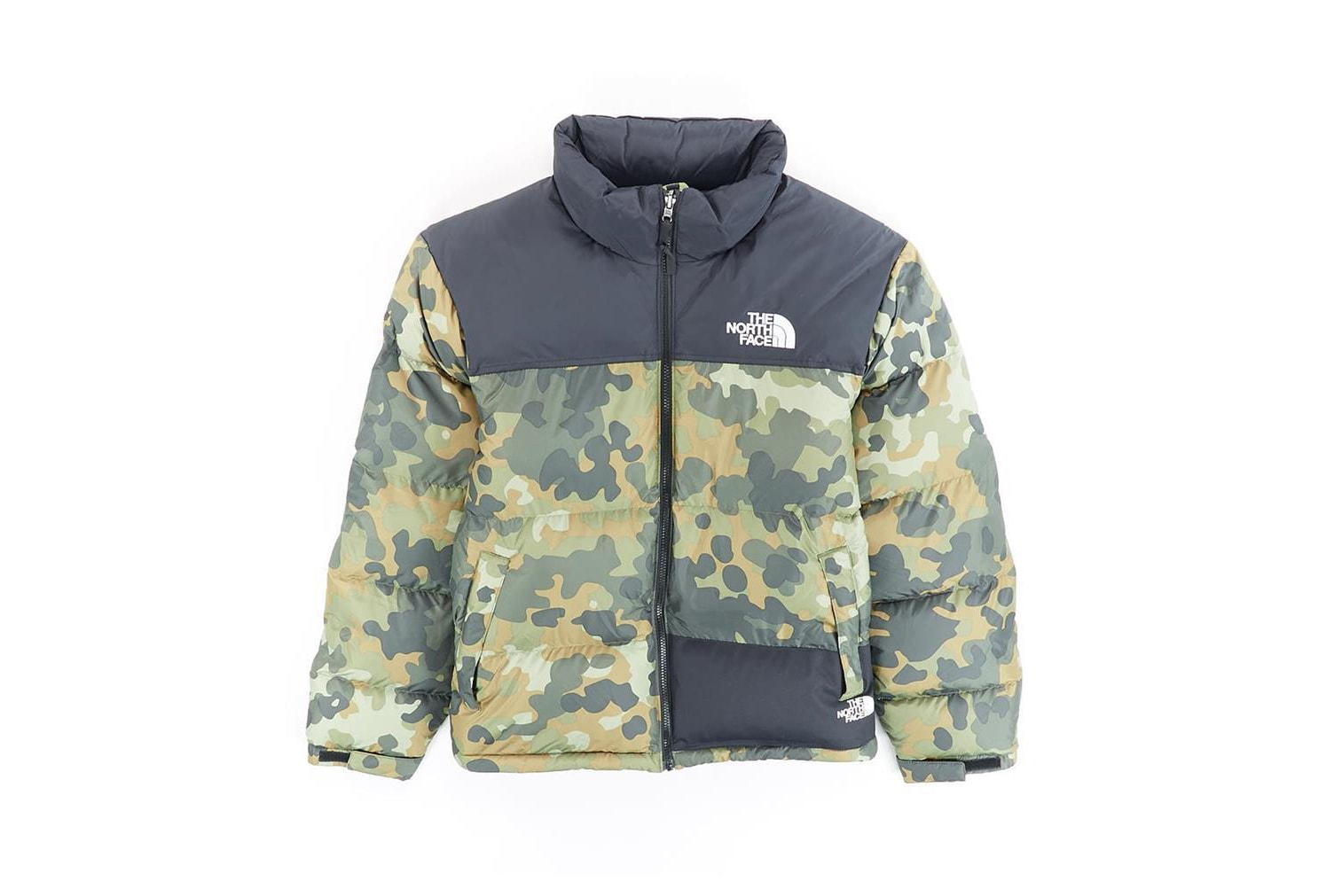 The North Face Remade Collection Puffer Jacket Camo
