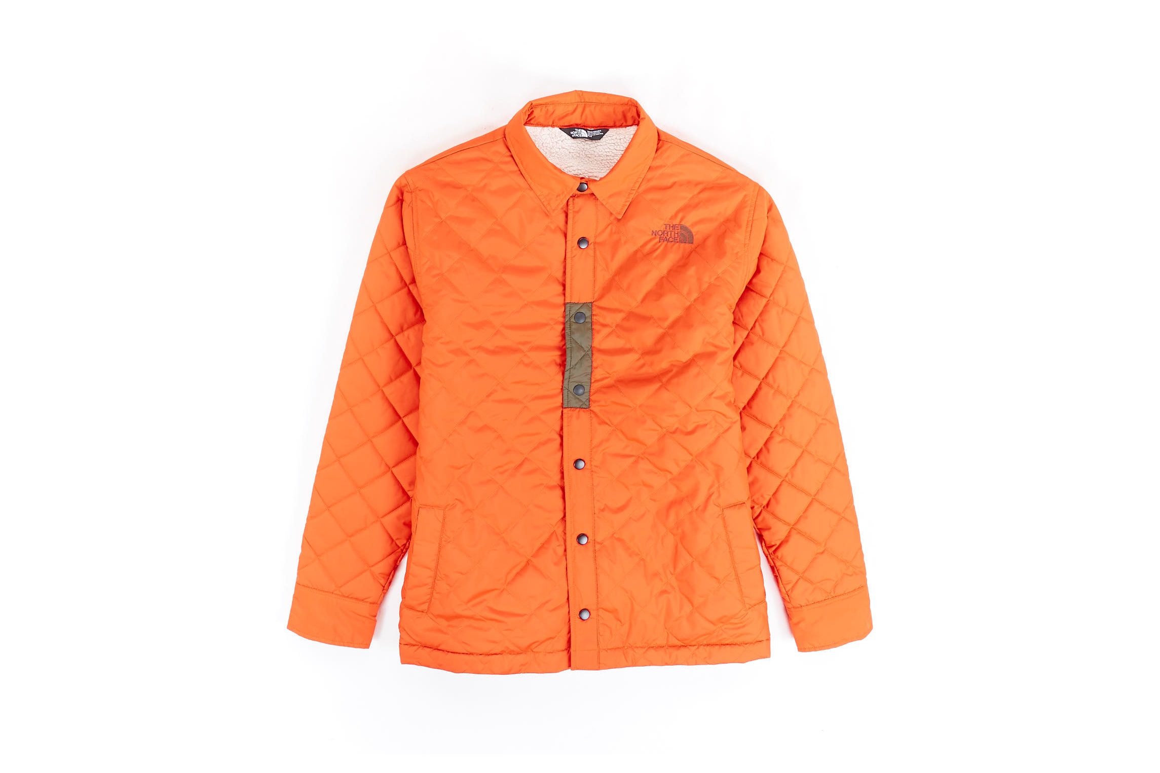 The North Face Remade Collection Quilted Jacket Orange