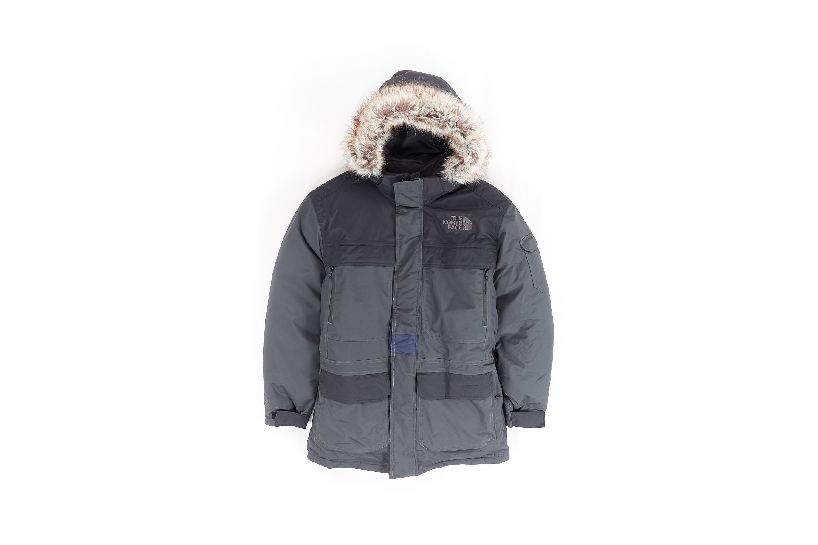 The North Face Remade Collection Parka Grey Black