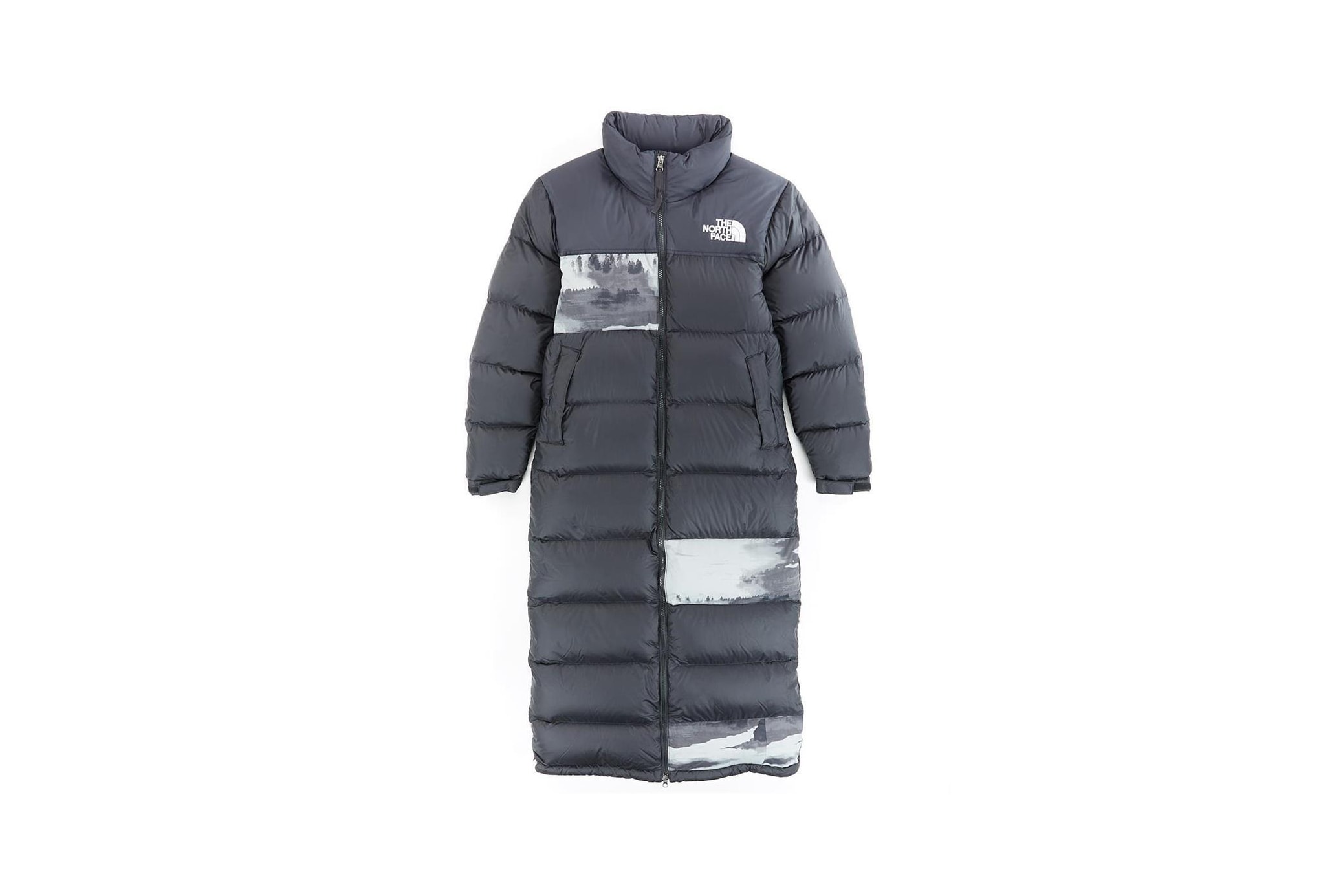 The North Face Remade Collection Parka Black Watercolor