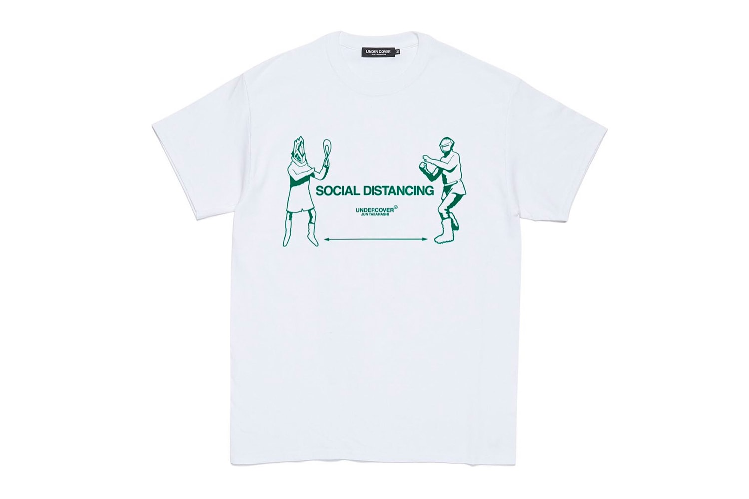 UNDERCOVER Social Distancing T-shirts Capsule Collection COVID-19 Coronavirus Jun Takahashi 