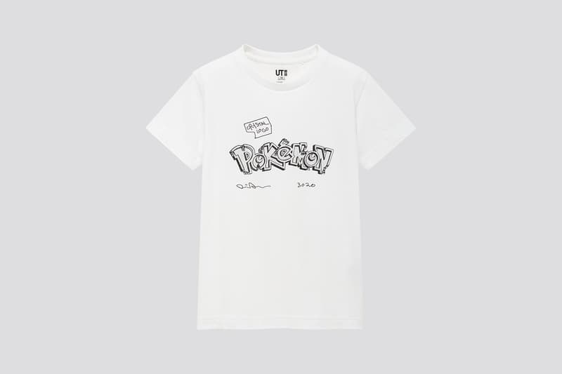 uniqlo ut daniel arsham pokemon collaboration t shirts pikachu jigglypuff black white