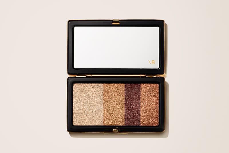 victoria beckham beauty smoky eye brick silk nude bronze champagne eyeshadow makeup beauty